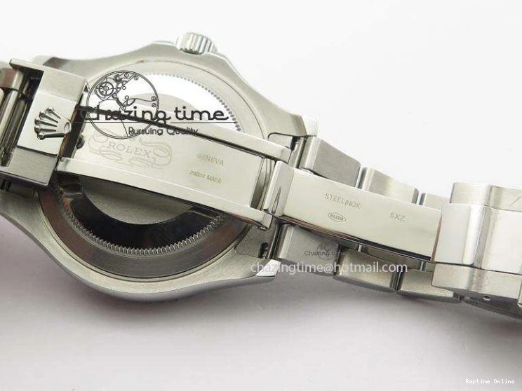 0901 Effortless Yacht-Master BP Maker 16622 Silver Dial On SS Bracelet A 3868